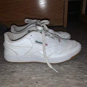 White Reebok classic sneakers